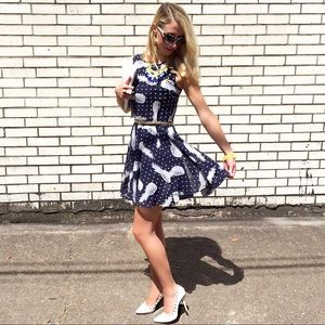 Madison Jules Fit and flare Pineapple dress size L